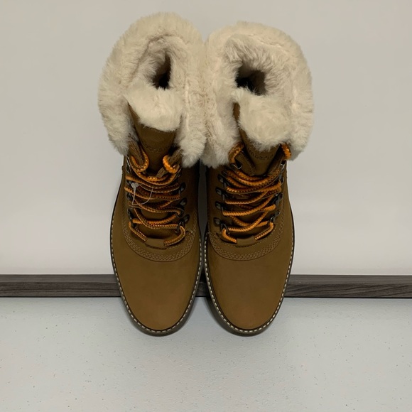Timberland Courmayeur Valley Waterproof 6” w/Shearling Lining Boots-Size 9 New - Picture 4 of 13